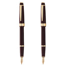 Bailey Light Gloss Fountain Pen (Burgundy Red/Gold)