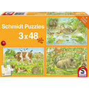 Schmidt Puzzle Jigsaw 3x48pcs