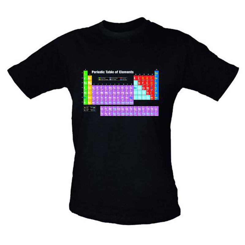  Camiseta de tabla periódica