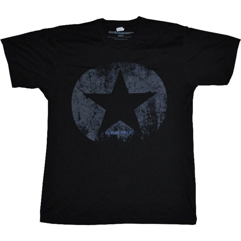 Entourage Star T-shirt homme mélange noir