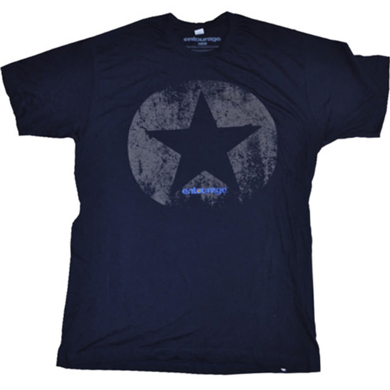 T-shirt Homme Entourage Star Bleu Marine