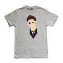 T-shirt Doctor Who David Tennant tête vectorielle