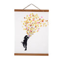  Percha de arte de madera