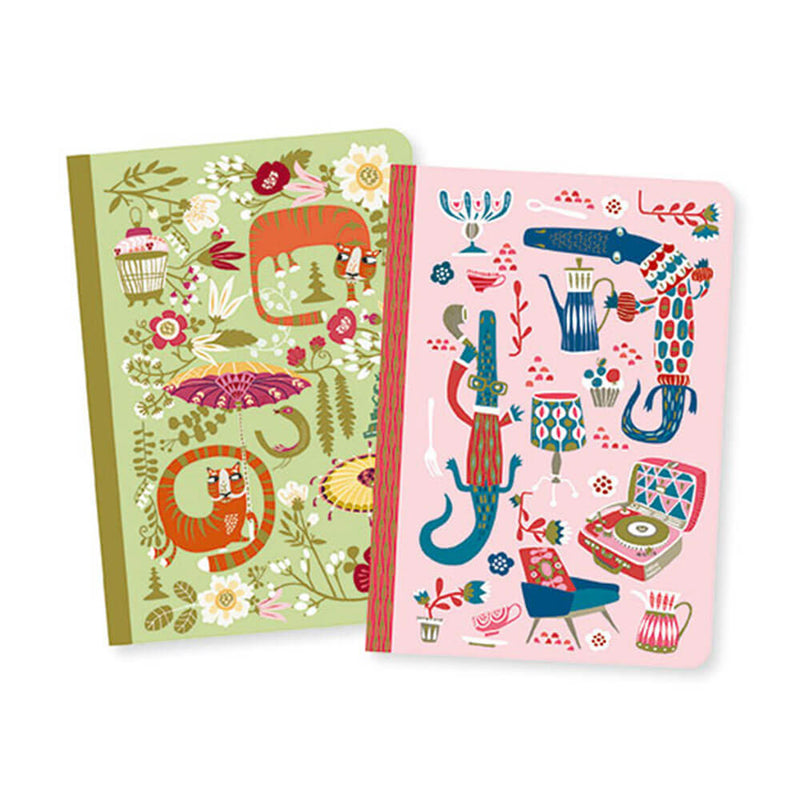  Cuadernos Pequeños Djeco (Set de 2)