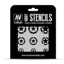  Marcadores de aire Vallejo Stencils