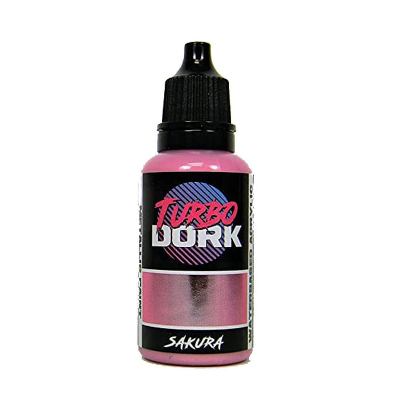  Pintura acrílica metálica Turbo Dork, botella de 20 ml