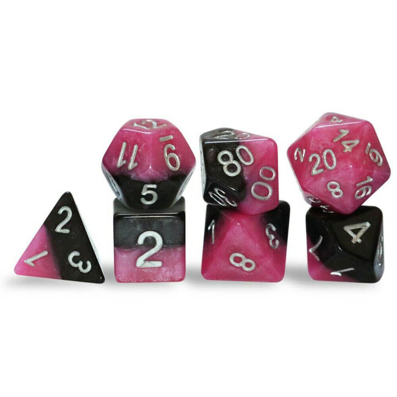 Halfsies Polyhedral Gaming 7 dés par jeu