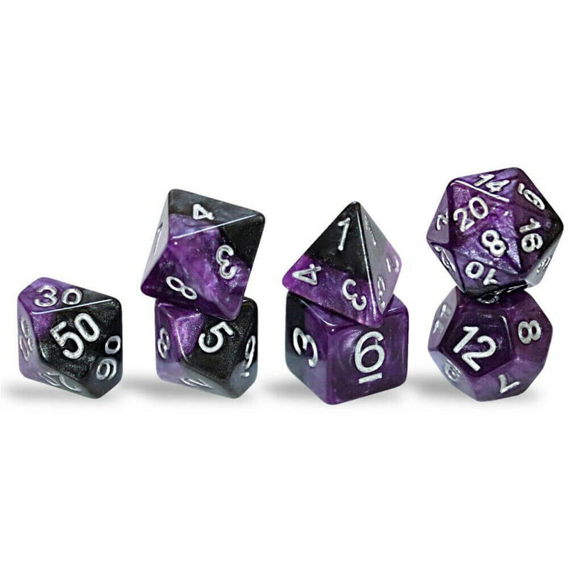 Halfsies Polyhedral Gaming 7 dés par jeu