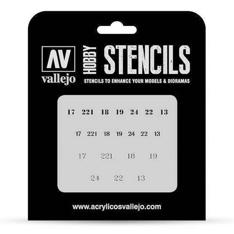 Vallejo Stencils Marquages ​​AFV