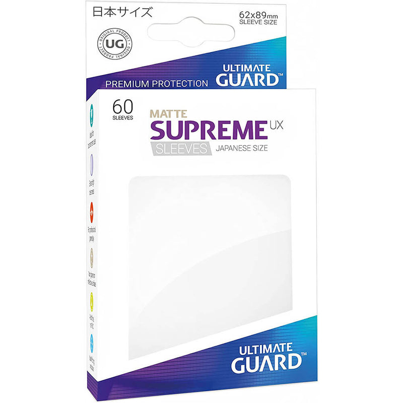 UG Supreme UX Matte Card Sleeves Taille japonaise
