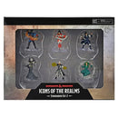 Icônes D&D de l'ensemble miniature du royaume Strixhaven