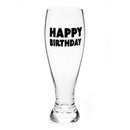 Happy Birthday Pilsner Glass