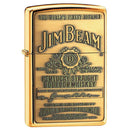 Jim Beam Full Etichetta Full Chip High Polish Accendino
