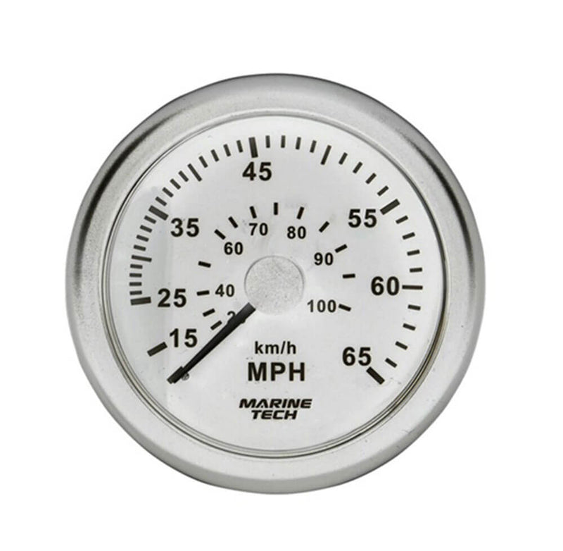 Compteur de vitesse marin terrestre 12/24 V (0-65 mph)