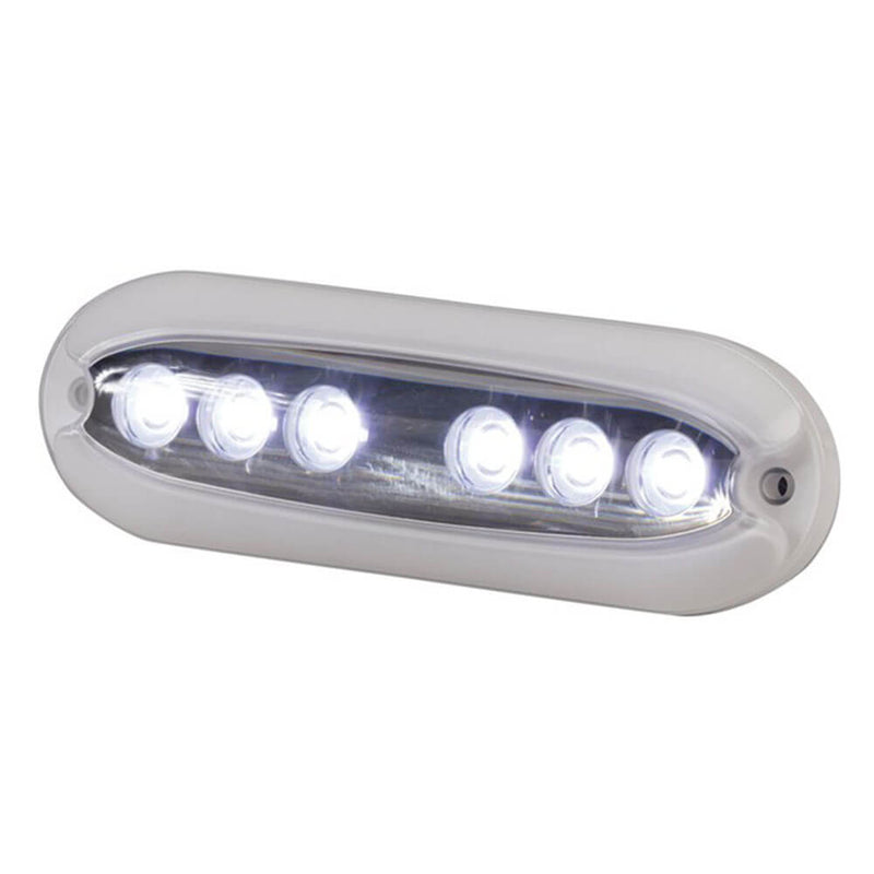  Luz LED de montaje en superficie subacuática (6x2W)