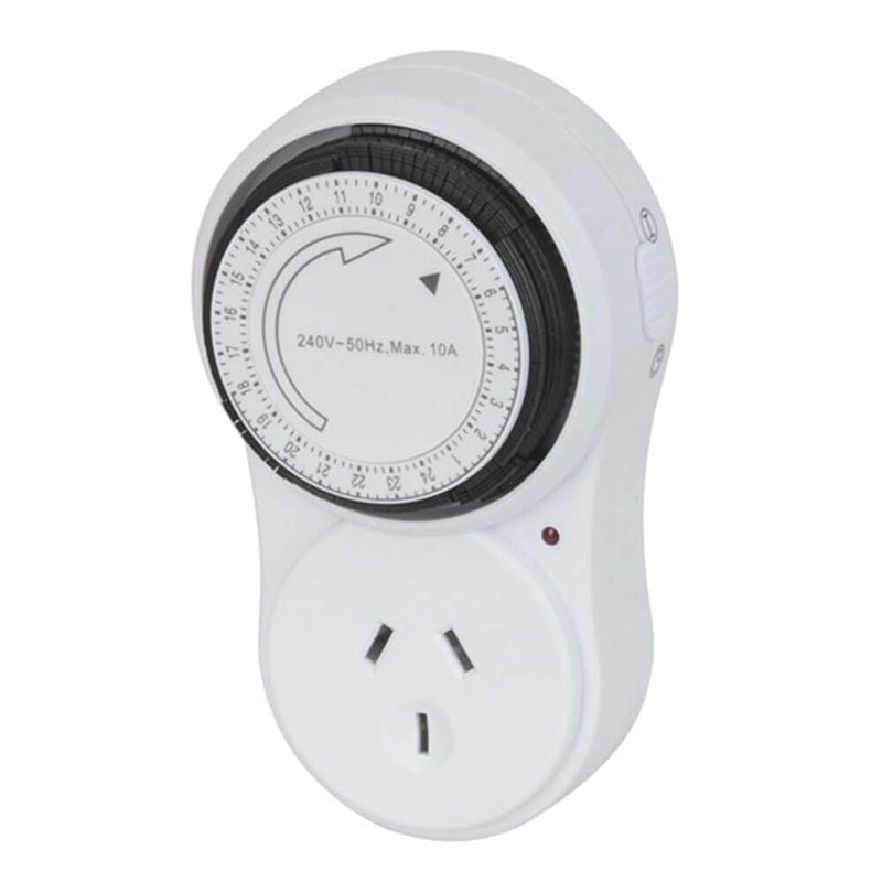 24 Hour Mechanical Outlet Timer A-N Switch