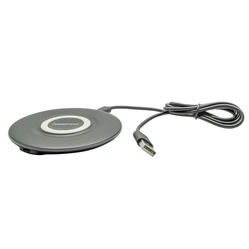  Cargador rápido inalámbrico Qi Powertech (15W)