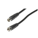 Fiche de type F vers câble coaxial TV 1,5 m