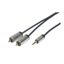 Concord da 3,5 mm spina stereo a 2 spine RCA