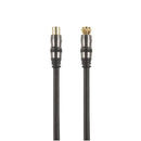  Cable coaxial de conector de TV flexible Concord a conector tipo F