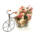Flowerpot de rose bicicletta a 3 ruote con decorazioni floreali