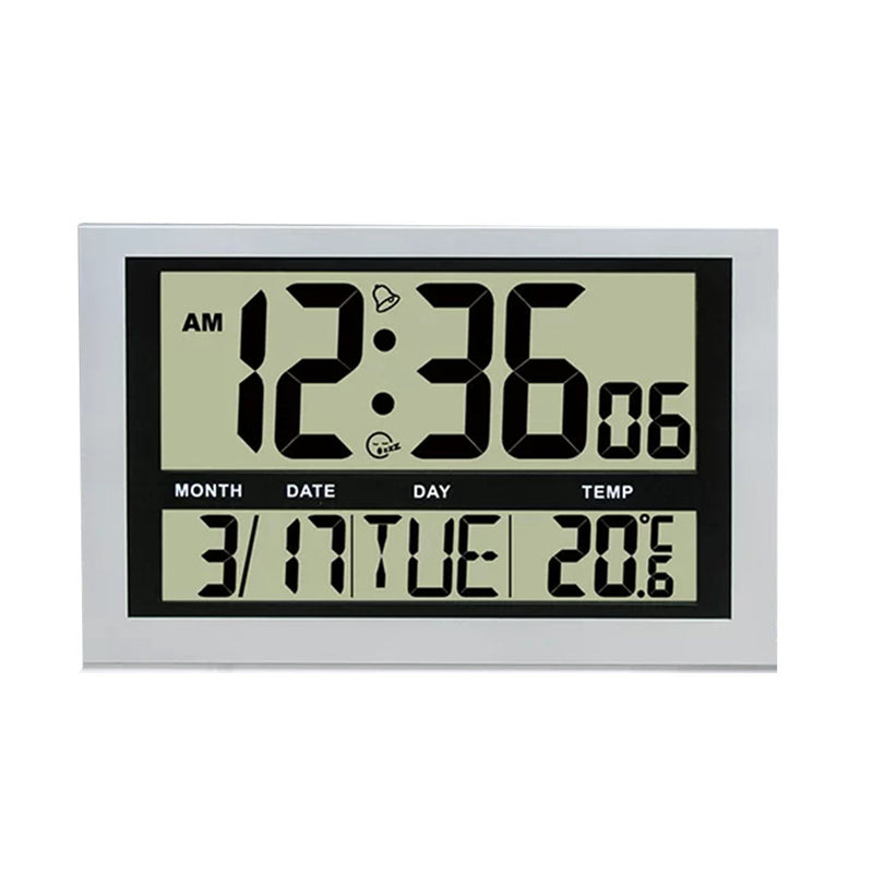  Reloj calendario LCD gigante