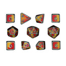 Set di giochi di ruolo da dadi a dadi duri