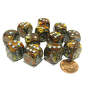 D6 dadi lussuosi 16mm (12 dadi)