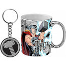  Pack taza de café y llavero Marvel