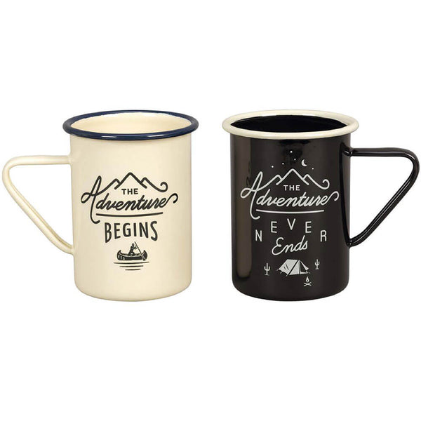 Gentlemen's Hardware Tall Enamel Mugs (Set of 2)