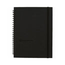  Whitelines Cuaderno Espiral A5 Negro 160 páginas