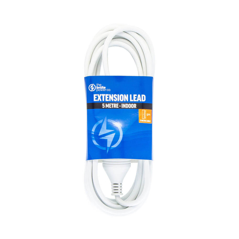 The Brute Power Co. Extension Lead (White)