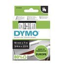 Étiquette de ruban Dymo D1 19 mm x 7 m