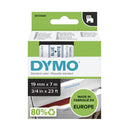 Étiquette de ruban Dymo D1 19 mm x 7 m