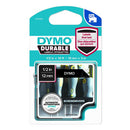 Dymo D1 Durable Label White on Black (12mmx3m)