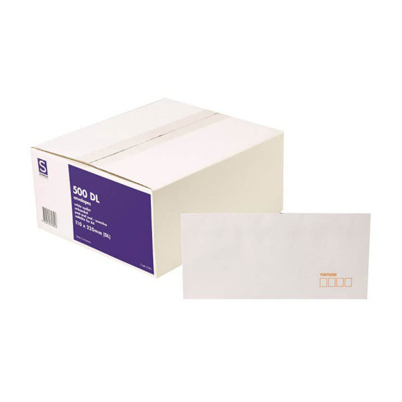Stat Peel and Seal Enveloppe DL (500pk)