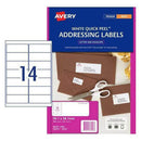 Étiquette d'adresse jet d'encre Avery (25pk)