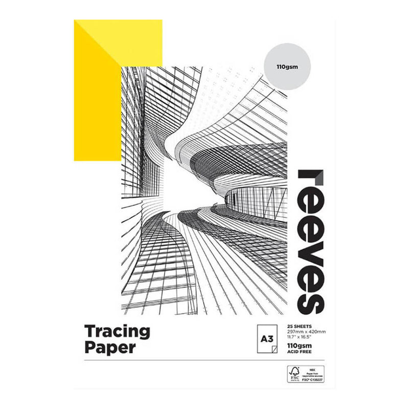 Reeves Tracing Paper Pad 65gsm (25 sheets)