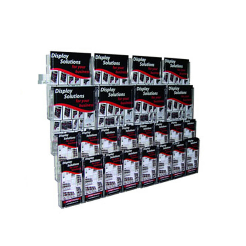  Expositor para folletos Deflecto LitLoc