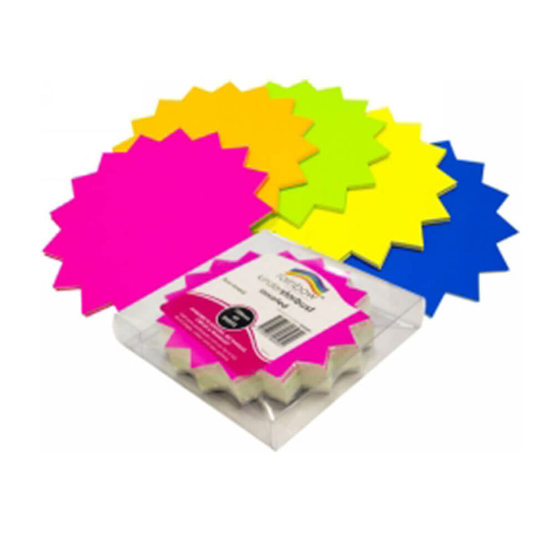 Rainbow Starburst Carton Simple Face 300gsm 60pk
