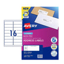  Paquete minorista Label Avery Laser (paquete de 20)