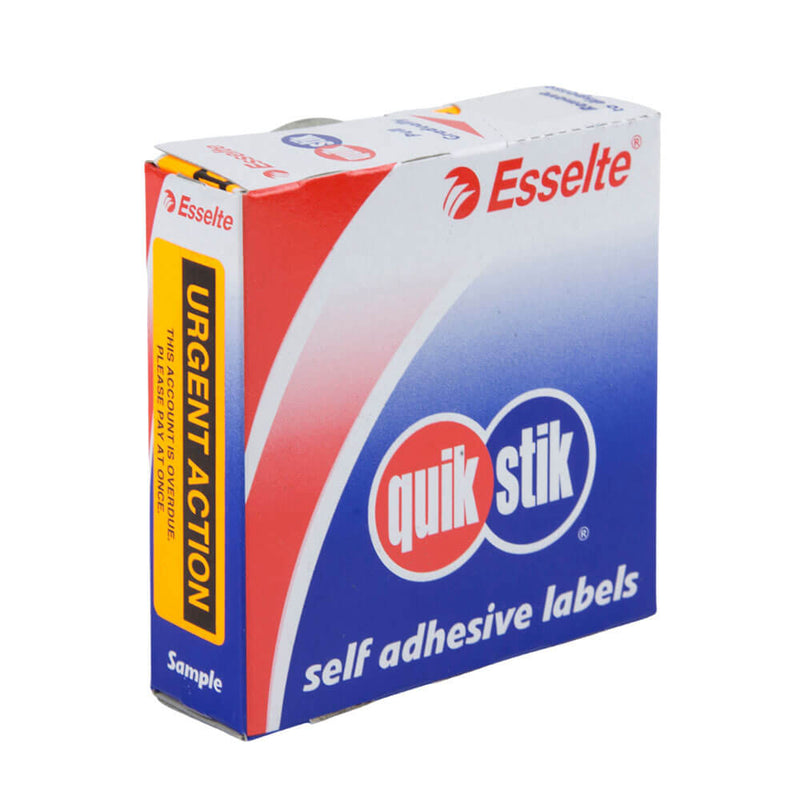 Etiquettes Esselte Quik Stik 125pcs (19x63mm)