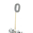  Vela larga con purpurina Alpen (plata)