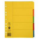 Separadores extra anchos Marbig Manilla Bright (A4)