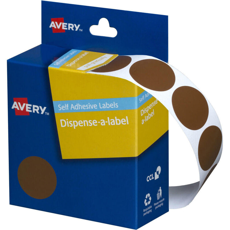 Avery Etiquetas Autoadhesivas de Puntos 24mm (500uds)