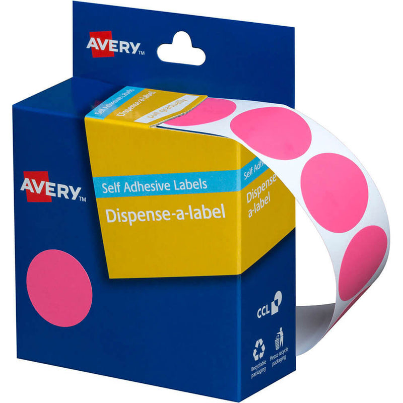 Avery Etiquetas Autoadhesivas de Puntos 24mm (500uds)