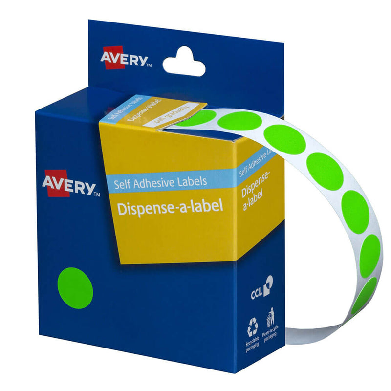 Avery Étiquettes autocollantes à pois 14 mm (700 pièces)
