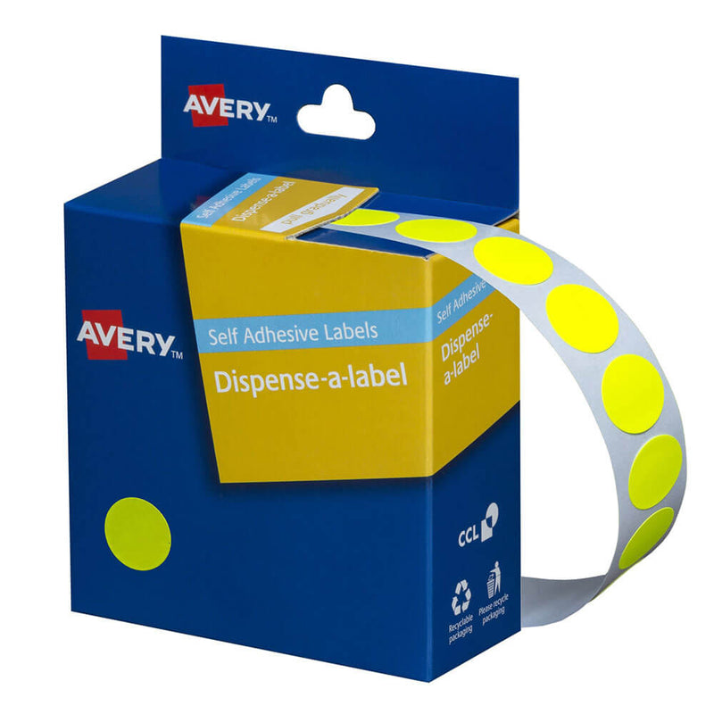Avery Étiquettes autocollantes à pois 14 mm (700 pièces)