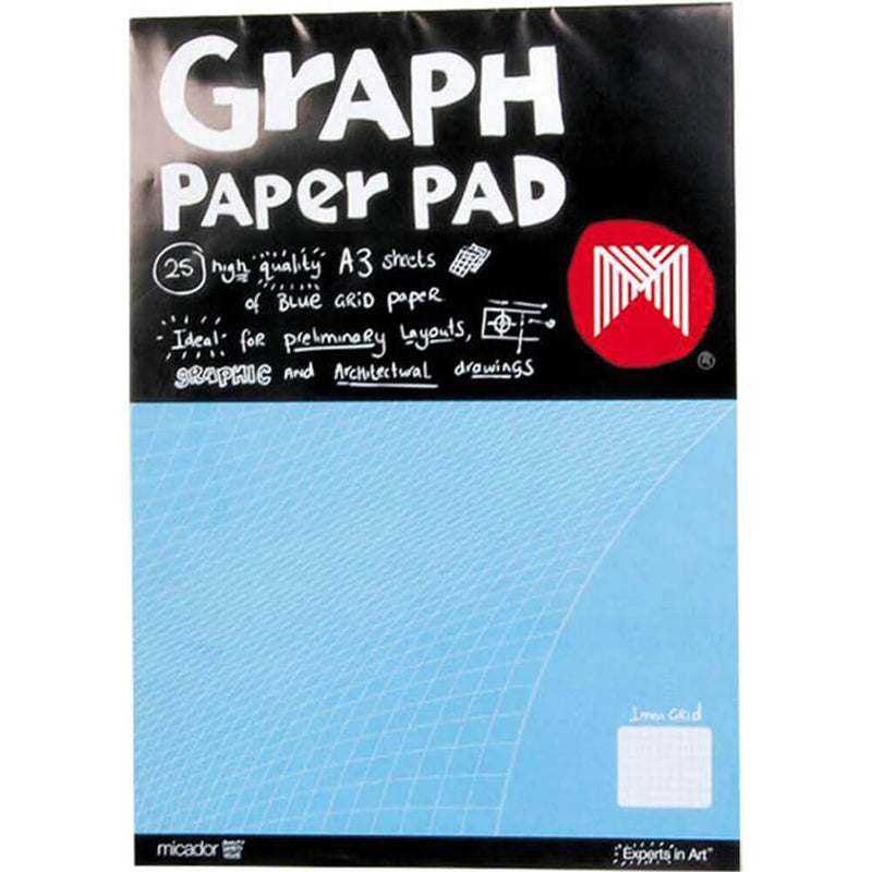 Micador Graph Pad 25 Sheets (A3)