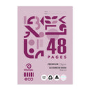 Cahier d'exercices olympique A4 éco-recyclé de 48 pages, paquet de 20